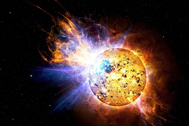 Illustrazione di EV Lacertae – NASA