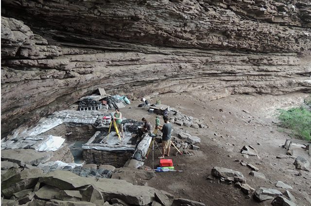 La cava di Sibudu dove sono stati trovati i reperti