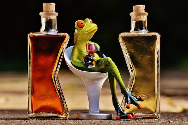 Colm con alcool che togliere la reazione