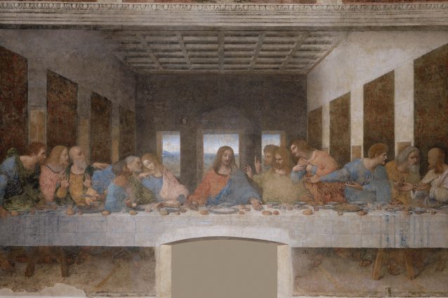 "L'ultima cena", di Leonardo Da Vinci.