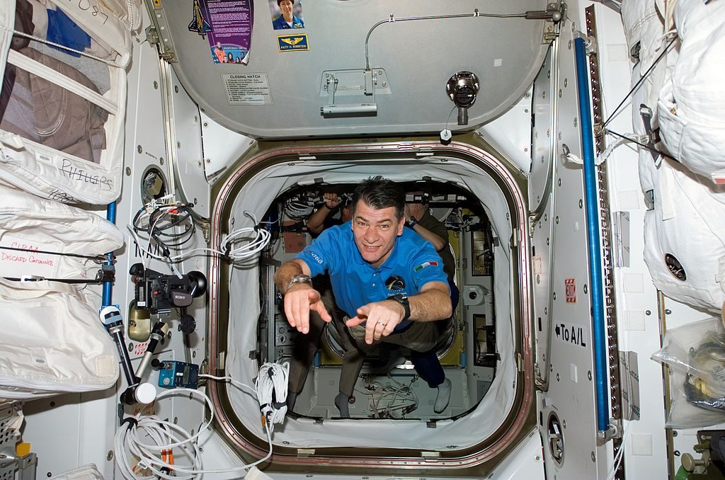Paolo Nespoli a bordo della ISS: Foto di NASA