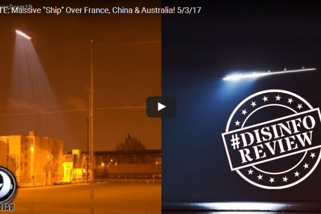Ufo nei cieli di Parigi? Nessuno ha visto niente, infatti è un vecchio fake cinese