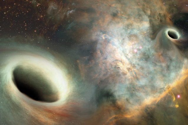 Due buchi neri 'danzano' in coppia: osservati per la prima volta nel cuore di una galassia