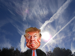 Donald Trump “battezza” aereo che irrora scie chimiche? Solo un test di routine