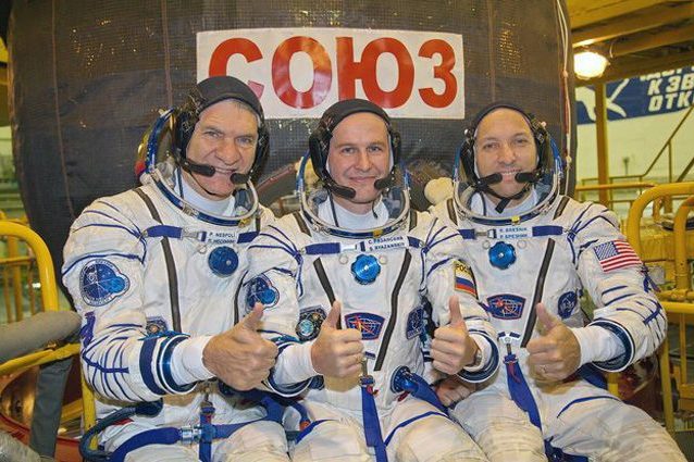 Nespoli è tornato fra le stelle: la Soyuz in volo verso la Stazione Spaziale Internazionale