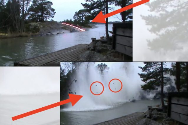 Cosa succede se un fulmine cade nel fiume? Il video shock è solo fuffa
