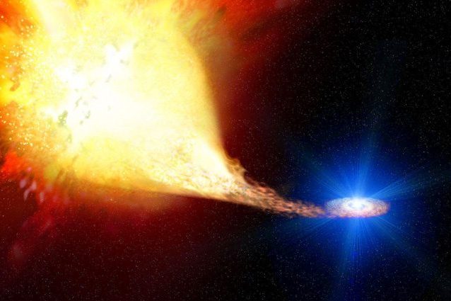 Catastrofe nello spazio: la supernova esplode 'in diretta' e investe una stella vicina