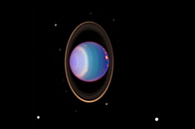 Urano fotografato dal Telescopio Spaziale Hubble Credit: Erich Karkoschka (University of Arizona) and NASA/ESA