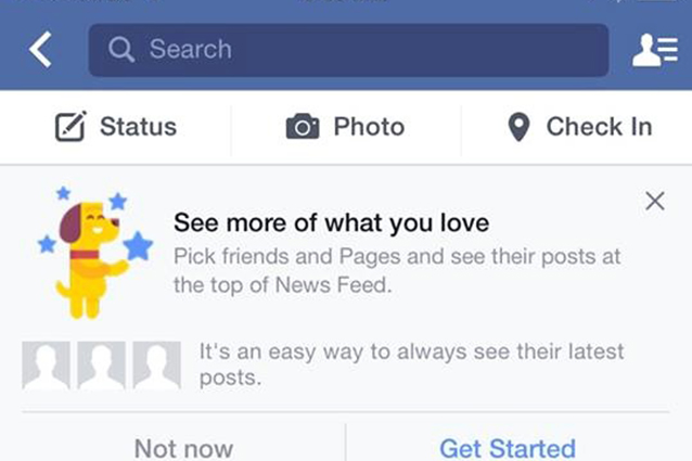 Facebook, una nuova funzionalità permetterà di personalizzare il News Feed