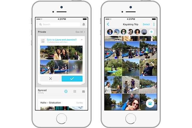 Facebook Moments, la nuova app per condividere le foto solo con gli amici