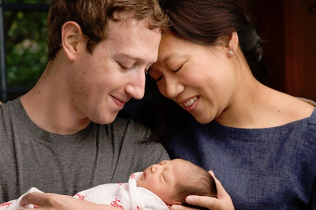 zuckerberg facebook figlia