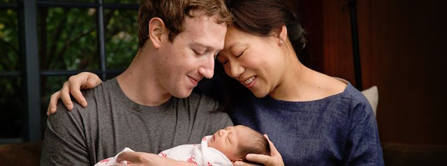 zuckerberg facebook figlia