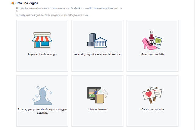 Come creare una pagina su Facebook