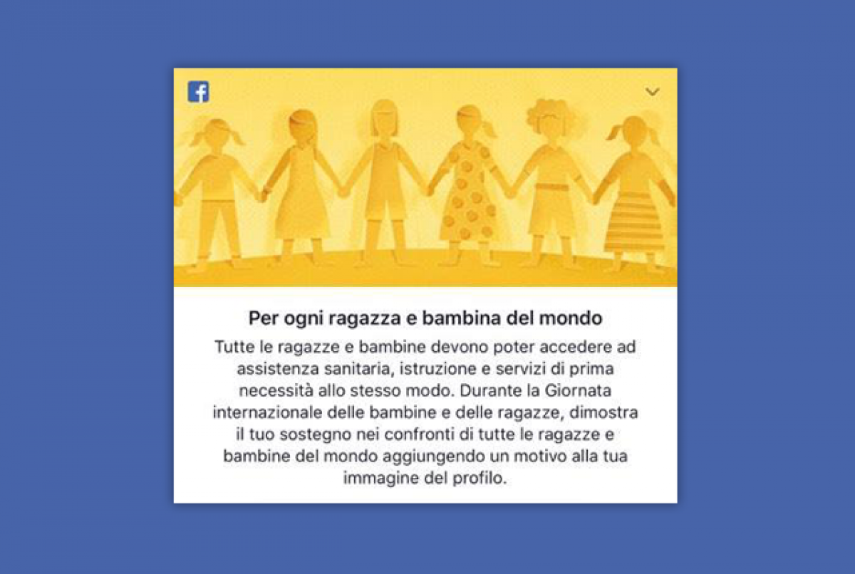 Facebook Celebra La Giornata Internazionale Delle Bambine E Delle Ragazze