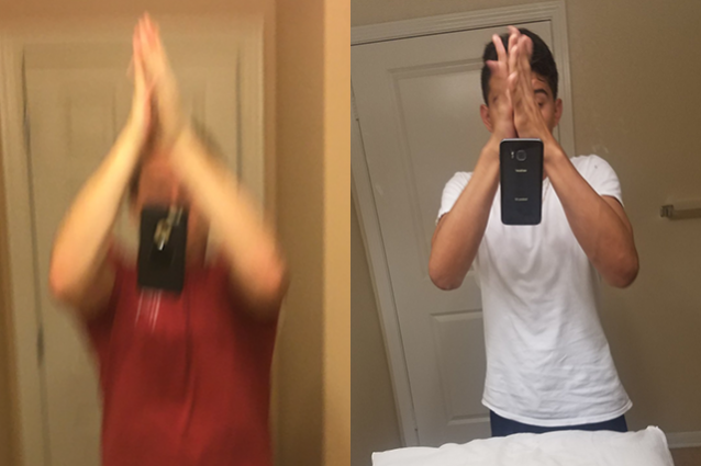 selfie-highfive