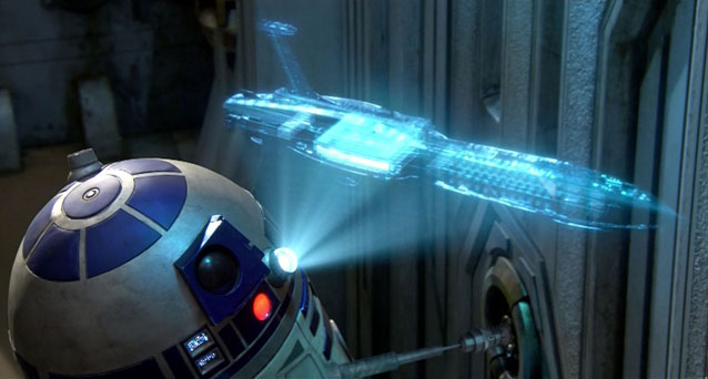 Ologrammi Star Wars