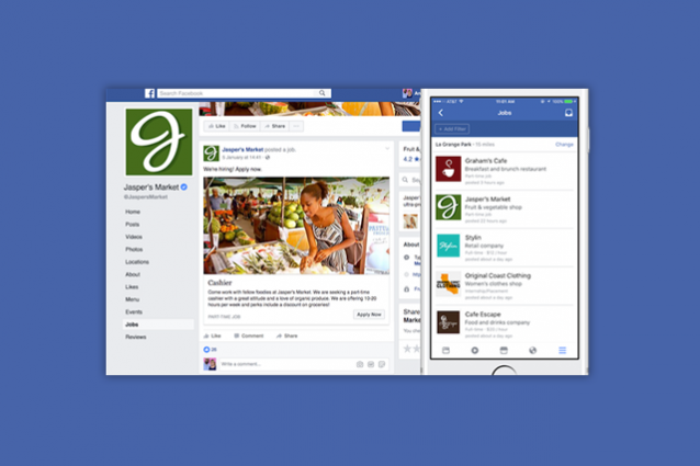 Ora è più semplice trovare lavoro su Facebook