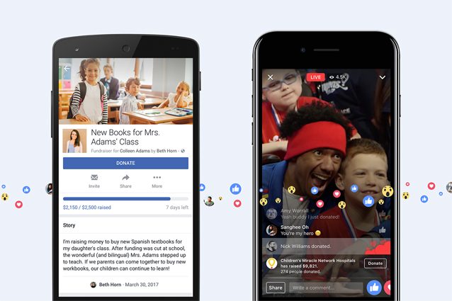 Su Facebook potrai raccogliere fondi per bisogni personali o per aiutare amici in difficoltà