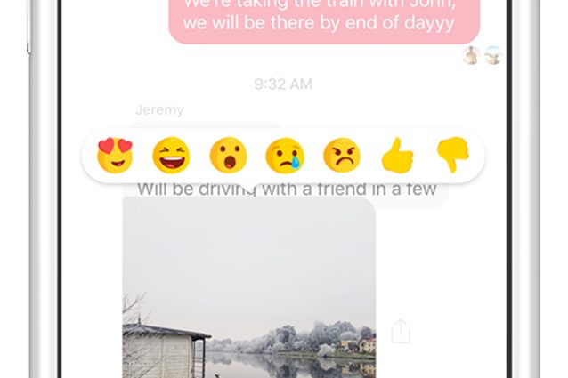 Facebook Messenger si aggiorna con le Reazioni e le Menzioni