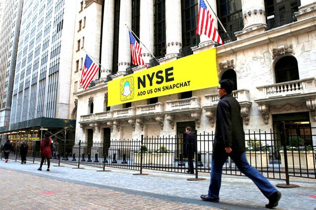 Snapchat approda a Wall Street con un valore di 24 miliardi di dollari