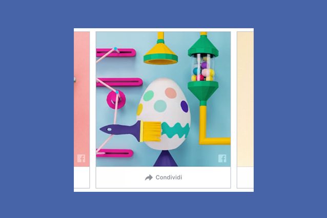 Facebook augura Buona Pasqua agli utenti