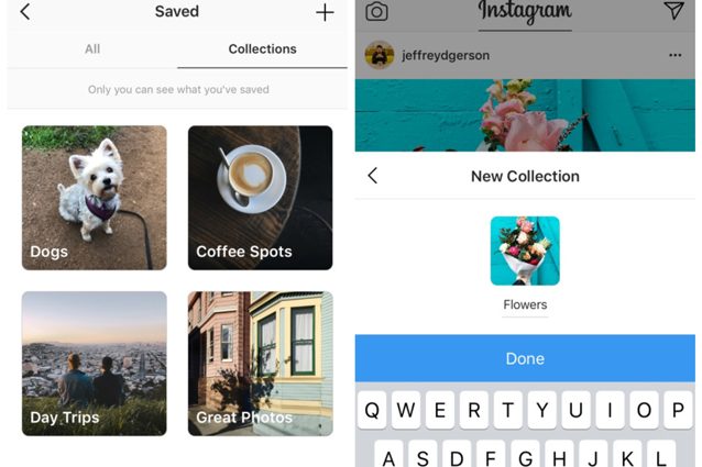 Instagram copia anche Pinterest: ecco le raccolte private