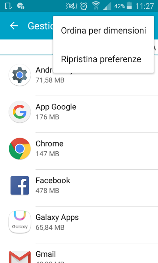 Come si cancellano le app superflue da uno smartphone Android.
