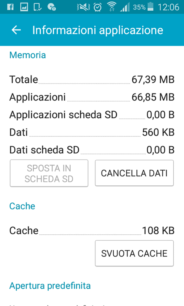 Come svuotare la cache delle app sui dispositivi Android.