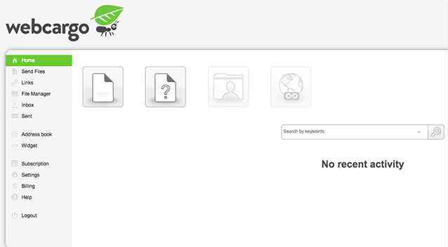 Inviare file pesanti con Webcargo.