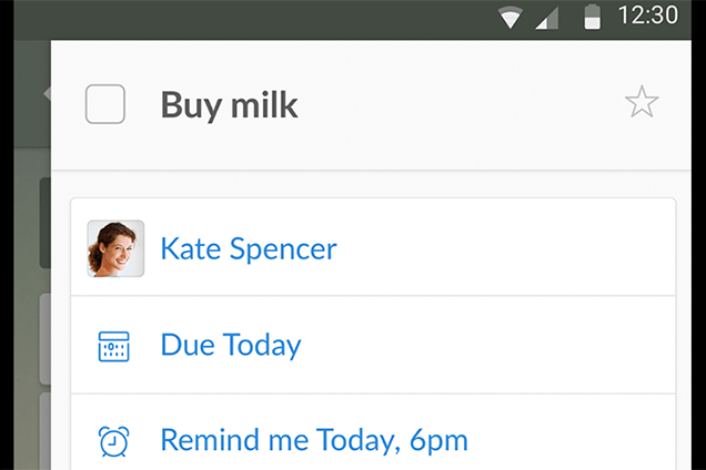 Come creare un impegno su Wunderlist.