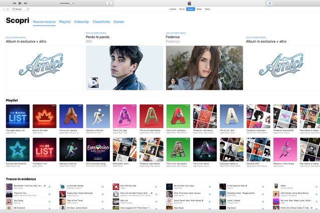 I brani dei cantanti di Amici di Maria De Filippi in esclusiva su Apple Music e iTunes