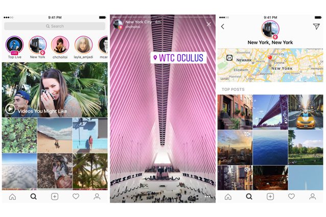 Instagram permette di scoprire nuove Storie tramite hashtag e localizzazione