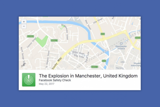 Attentato a Manchester, il Safety Check di Facebook è attivo