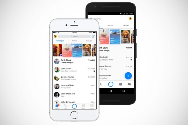 Nuova veste grafica per Facebook Messenger: tutte le novità