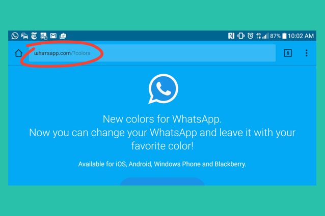 Nuovi colori per WhatsApp: attenzione alla truffa