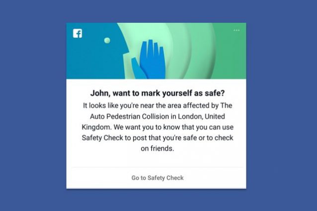 Attacco a Londra, il Safety Check di Facebook è attivo