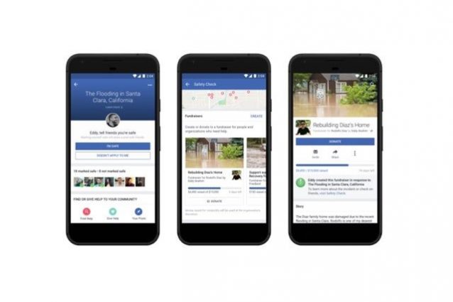 Il Safety Check di Facebook si espande: gli utenti potranno richiedere donazioni