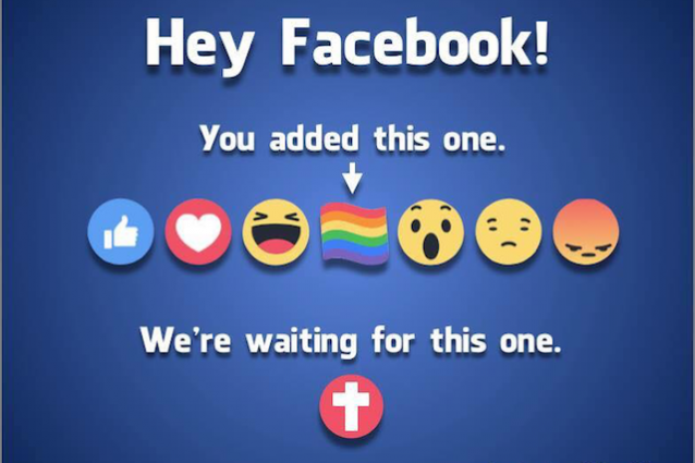 I cristiani scrivono a Facebook: "Vogliamo la croce tra le reazioni", ma il social dice no