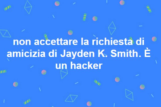 La bufala di Jayden K. Smith, l’hacker che (non) ti ruba l’account Facebook Messenger