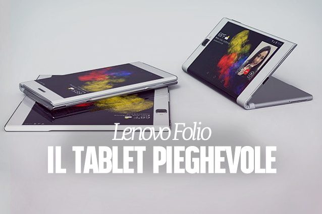 Il nuovo tablet di Lenovo si piega e diventa uno smartphone