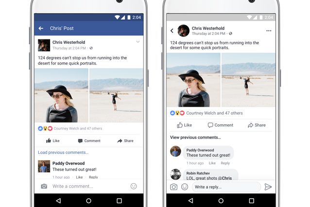 Facebook aggiorna l'app per smartphone Android e iOS: tutte le novità
