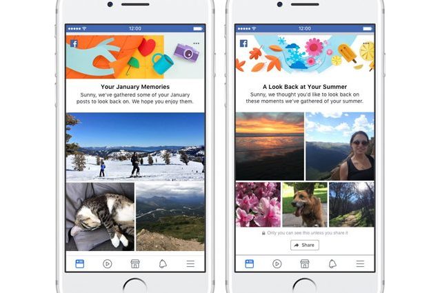Facebook migliora la funzione Accadde Oggi e mostra i ricordi annuali e stagionali