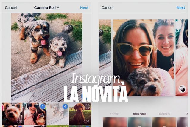 Instagram introduce le foto orizzontali e verticali negli album: ecco come funziona la novità