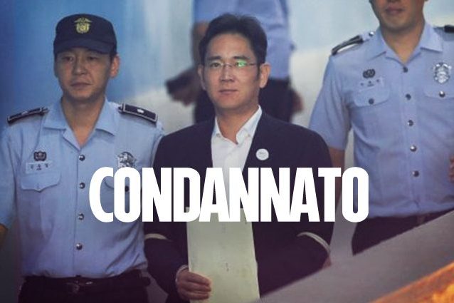 Samsung, condannato a 5 anni il vicepresidente Lee Jae-yong