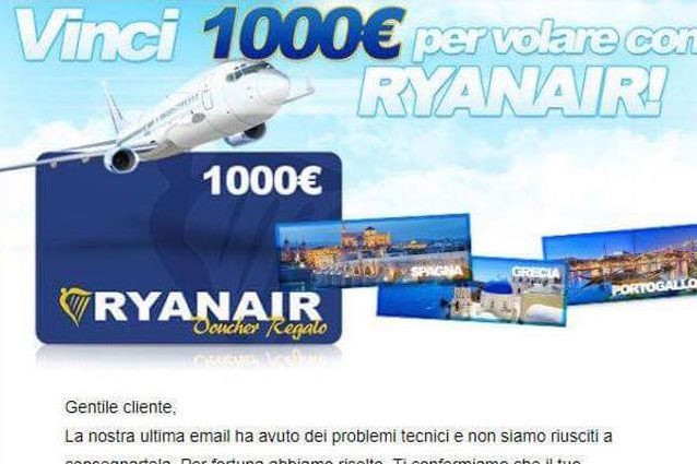 Voli gratis Ryanair, attenzione alla truffa: ecco come difendersi
