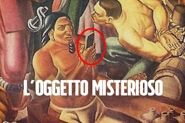 Uno smartphone in questo dipinto del 1937: tutta la verità sull'immagine