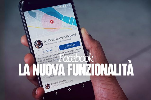 India, Facebook facilita la ricerca di donatori di sangue: ecco come funziona la novità