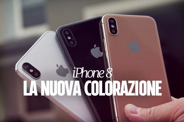 iPhone 8, in Rete spunta la foto di una nuova colorazione oro ramato