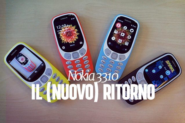 Il nuovo 3310 si connette alla rete 3G