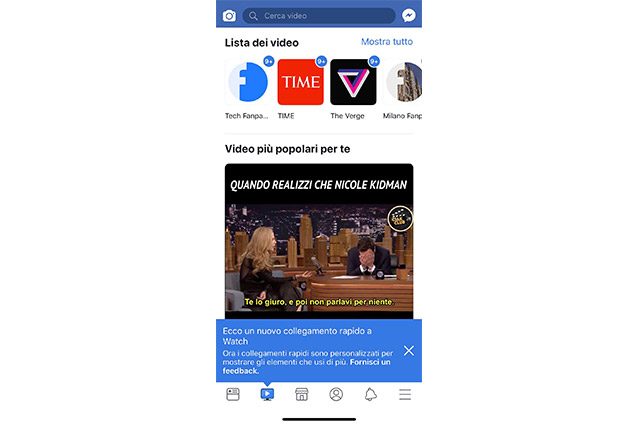 facebook watch fanpage.it